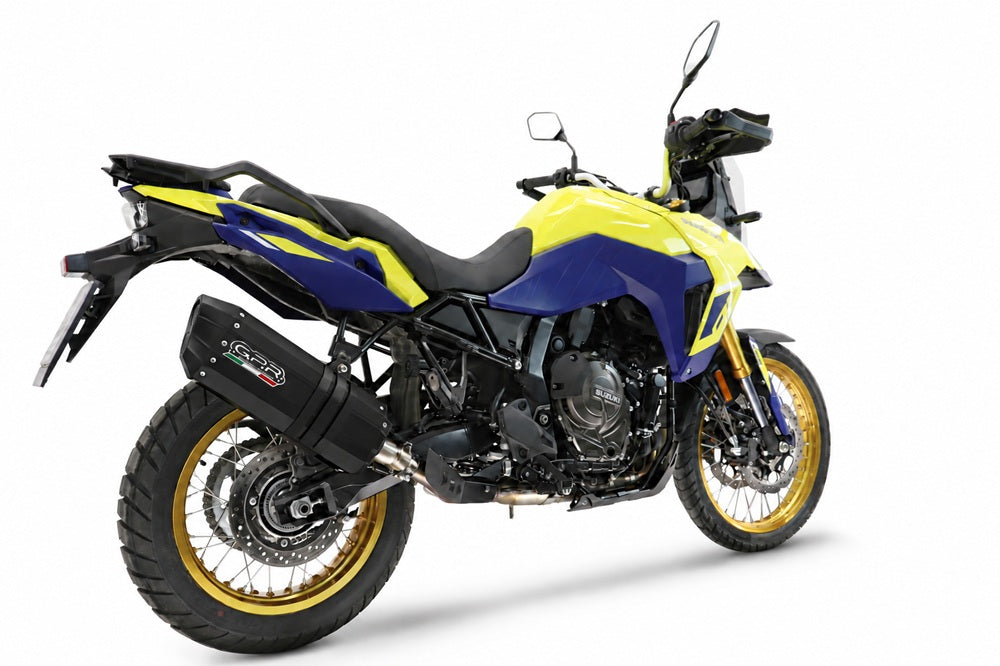 Suzuki V-Strom 800DE / 800SE 2023-2024 Exhaust GPR Slip-on Hyper Sonic Black Titanium