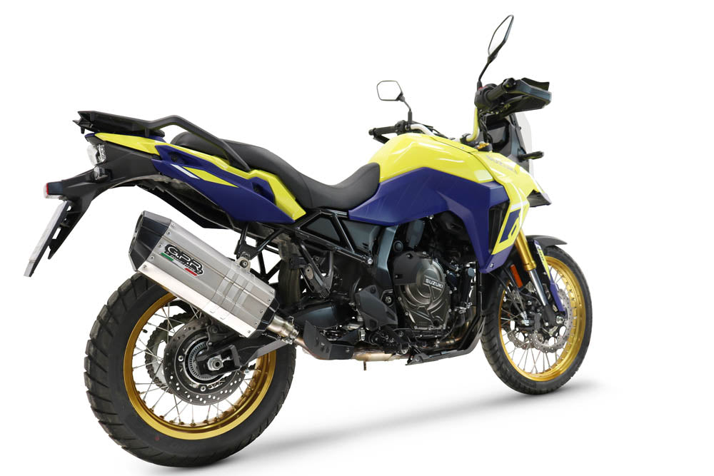 Suzuki V-Strom 800DE / 800SE 2025-2026 Exhaust GPR Slip-on Hyper Sonic Titanium