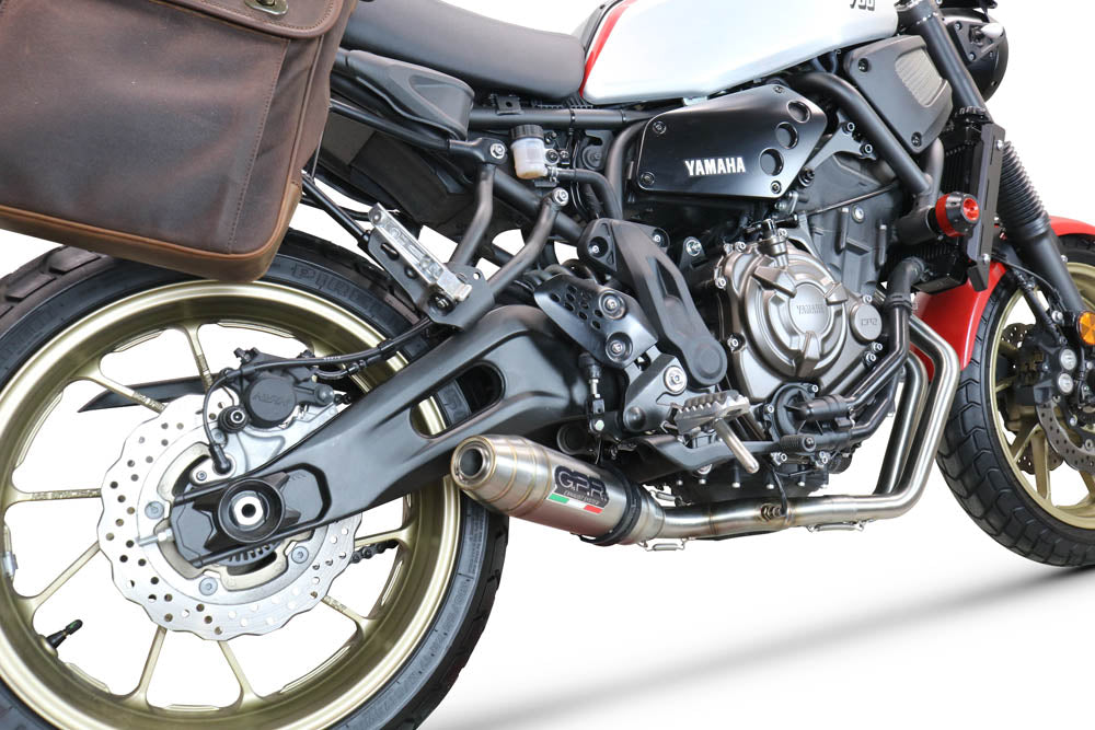 Yamaha Xsr 700 2021-2024 Exhaust GPR Full System Deeptone Inox