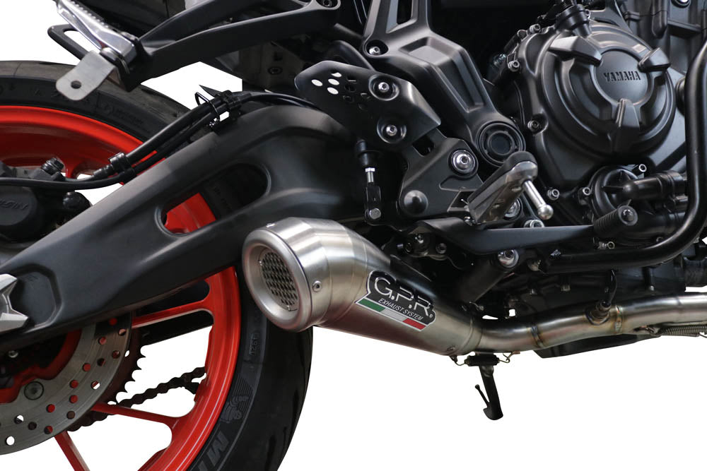 Sistema de escape completo GPR Powercone Evo para Yamaha MT-07 2021-2024
