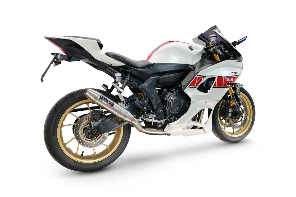 Yamaha YZF R7 2021-2024 Exhaust GPR Full System Deeptone Inox