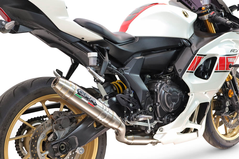Yamaha YZF R7 2021-2024 Exhaust GPR Full System Deeptone Inox