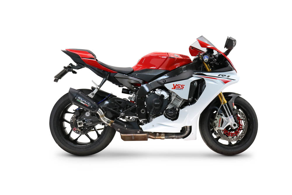 Yamaha R1 2017-2019 Exhaust GPR Slip-on GP-Revo Black Titanium