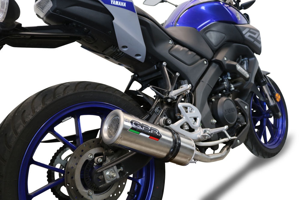 Yamaha MT 125 2021-2024 Exhaust GPR Full System M3 Black Titanium