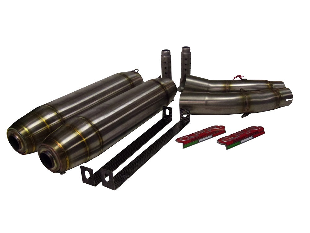 Yamaha Yzf 1000 R1 2004-06 Exhaust GPR Double Slip-on Deeptone Inox