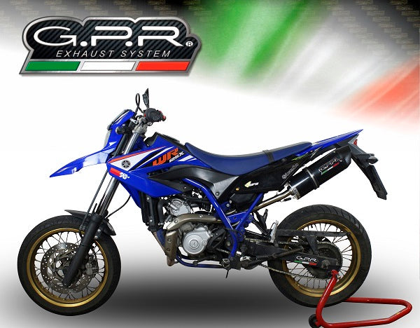 Yamaha Wr 125 R 2009-2011 Exhaust GPR Slip-on Furore Nero