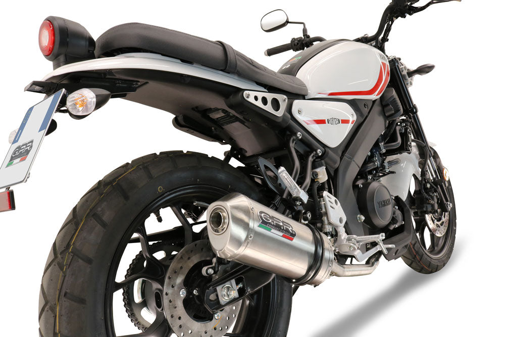 Sistema de escape completo GPR Satinox para Yamaha XSR 125 2021-2025