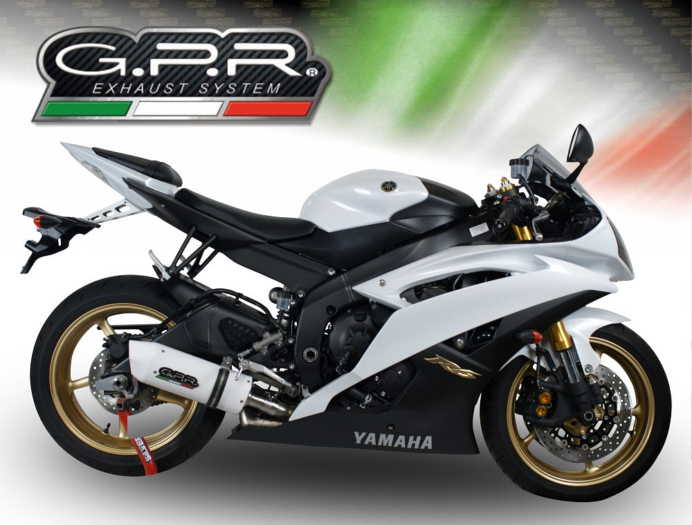 Yamaha Yzf R6 2006-2016 Exhaust GPR Slip-on Albus Ceramic