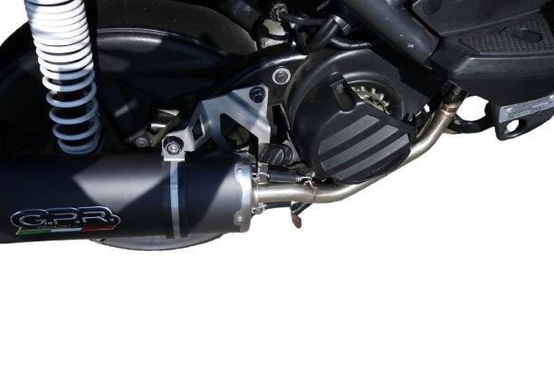 Yamaha Zuma 125 2009-2015 Exhaust GPR Full System Furore Nero
