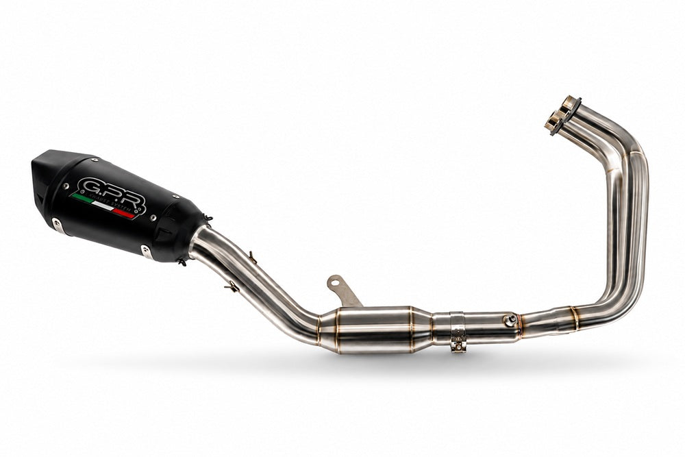 Yamaha YZF R7 2021-2024 Exhaust GPR Full System GP-Revo Black Titanium