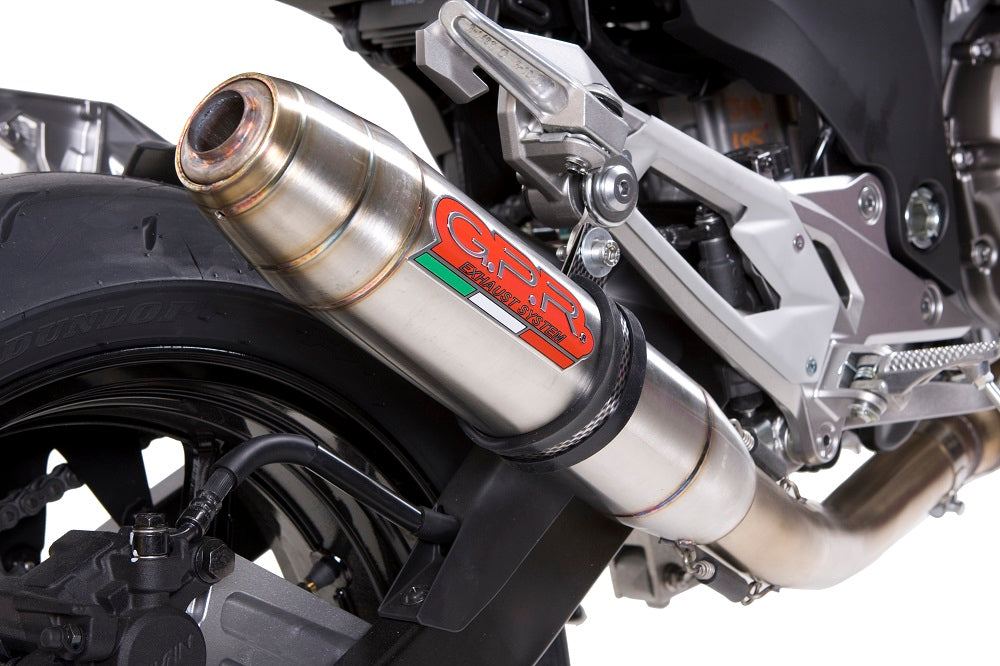 Kawasaki Z800 2009-2016 Exhaust GPR Slip-on Deeptone Inox