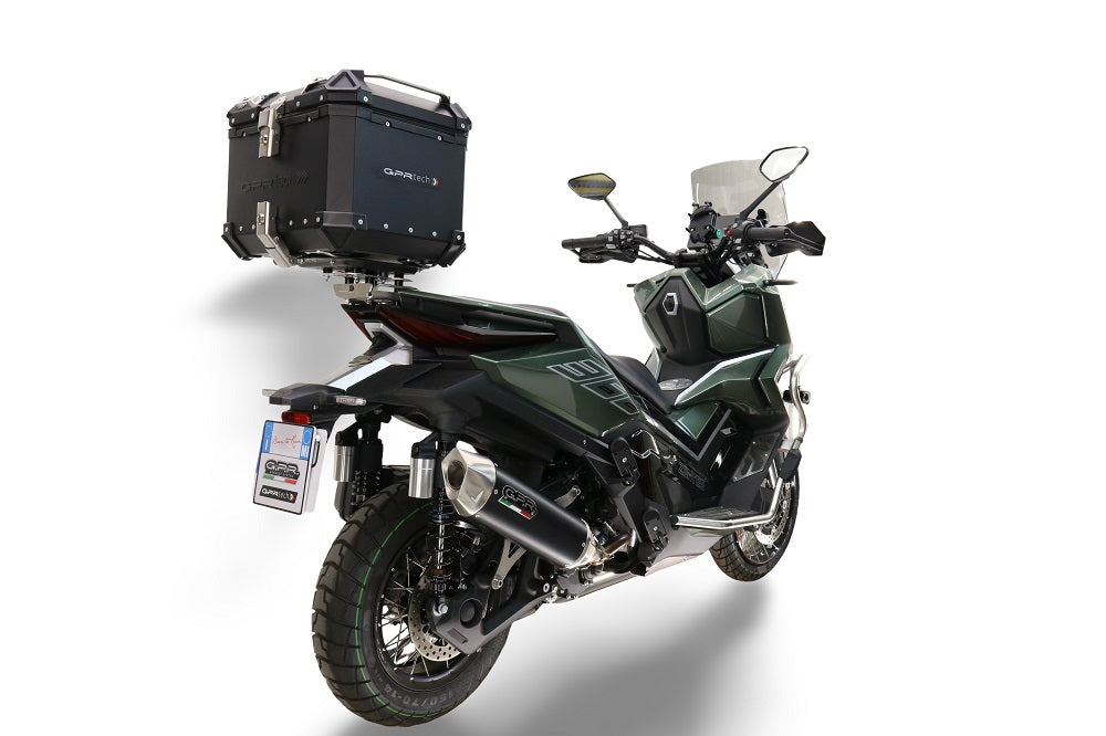 Zontes 368 G 2025-2026 GPR Tech 35L Aluminum Top Case, Black, with roof rack and mounting plate - photo 2