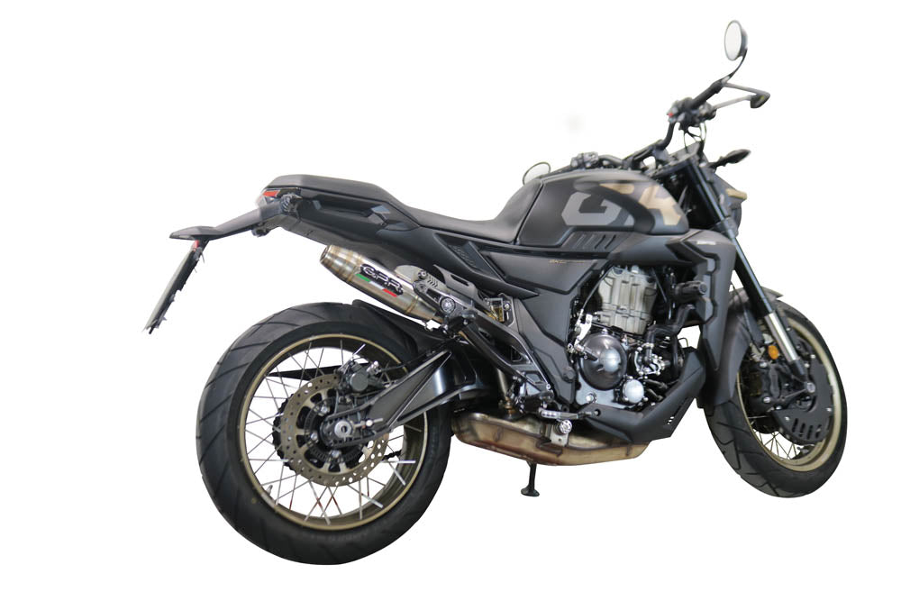 Zontes 350 T2 ADV 2022-2024 Exhaust GPR Slip-on Deeptone Inox