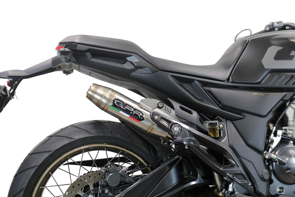 Zontes 350 GK 2022-2024 Exhaust GPR Slip-on Deeptone Inox
