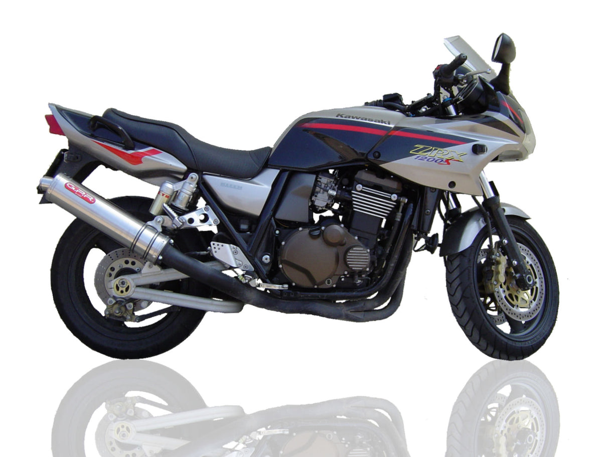 Kawasaki Zrx 1200 - R - S 2002-2008 Exhaust GPR Bolt-on Inox Tondo