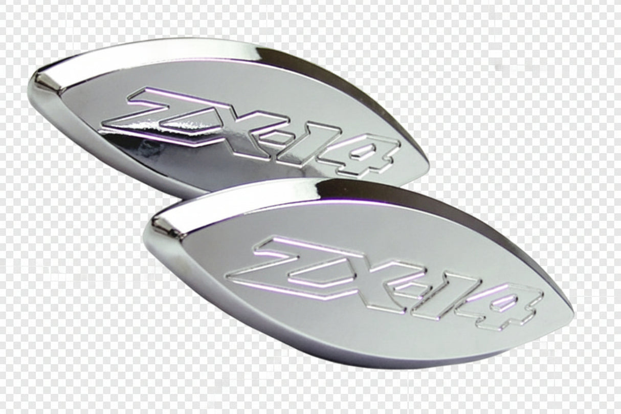Kawasaki ZX14R Mirror Block Off Plate-Chrome