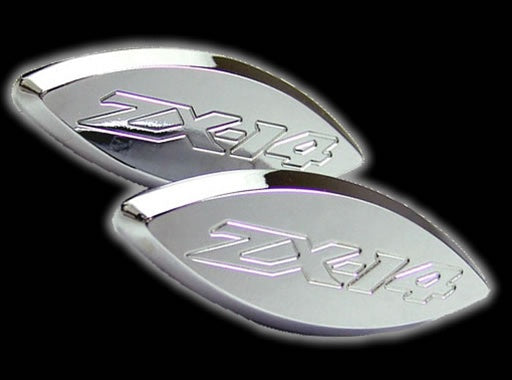 Kawasaki ZX14R Mirror Block Off Plate-Chrome