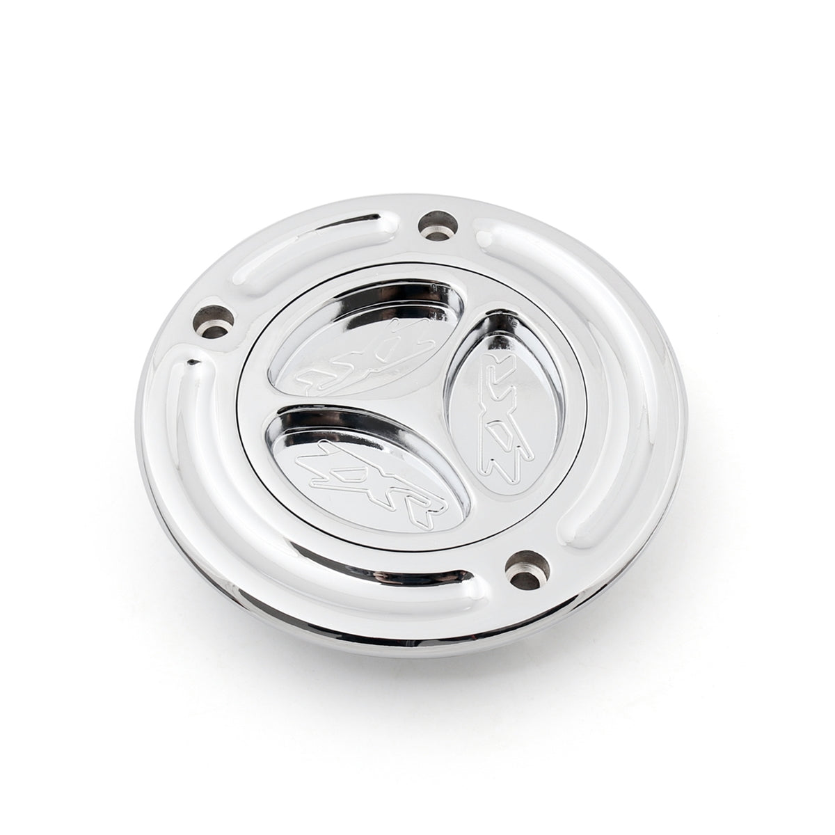 Kawasaki ZXR Engraved Gas Cap in Chrome