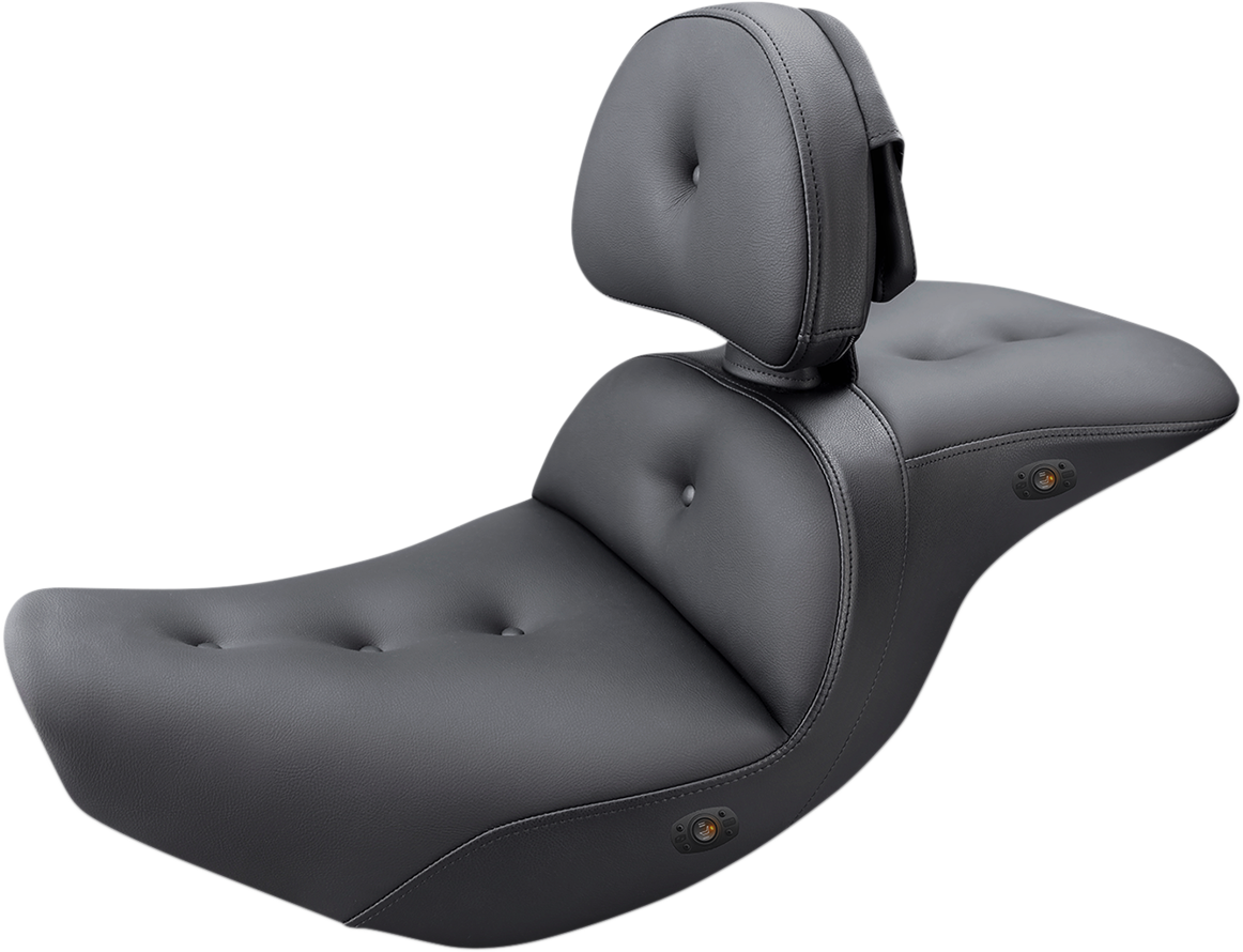 Asiento de sofá de carretera con calefacción y almohada SADDLEMEN - Con respaldo - Indian I14-07-181BRHCT 