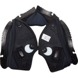 Almohadillas para mejillas AGV Pista GP RR - Negro/Rojo - 2XL 20KIT603010012X