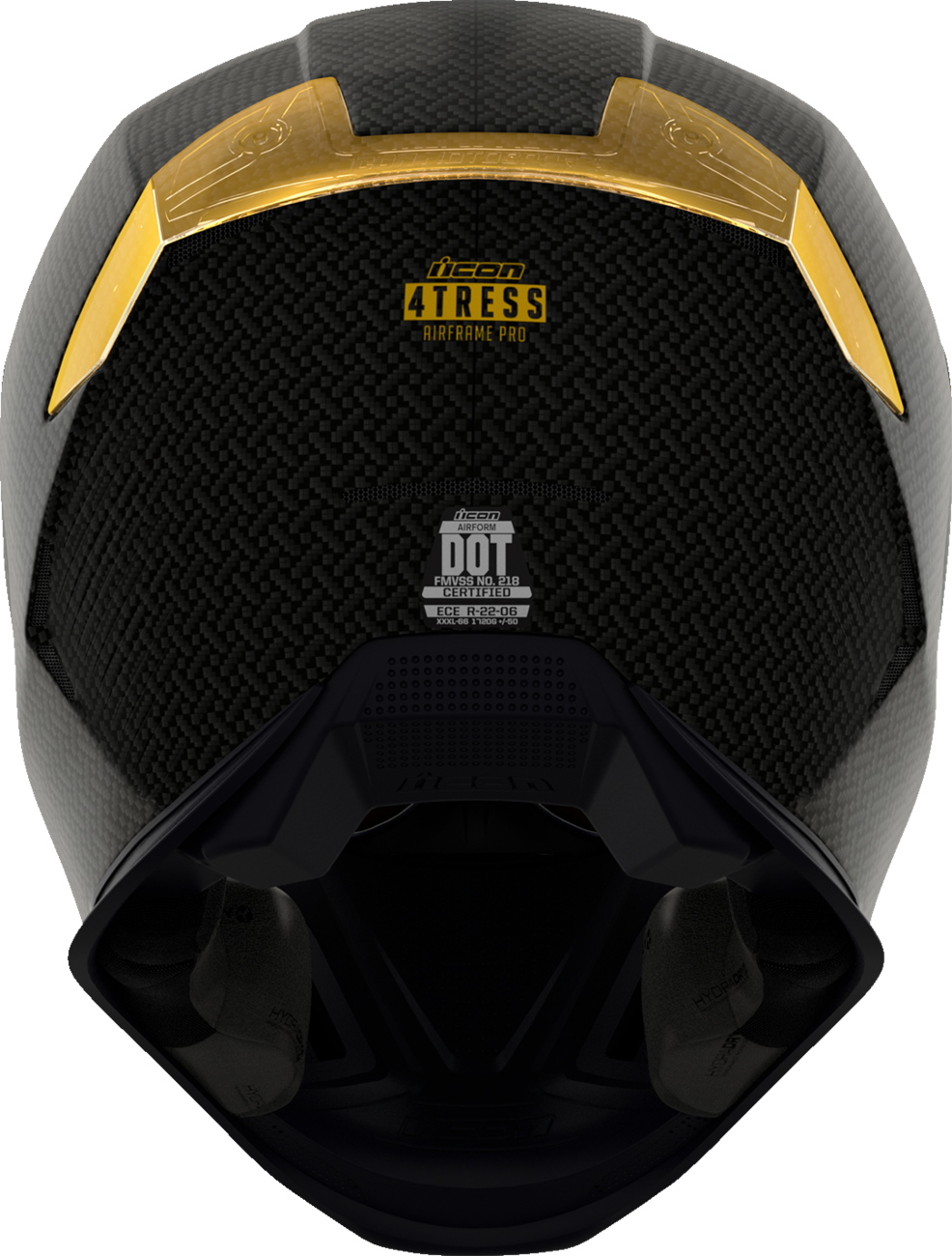 Casco ICON Airframe Pro™ - Carbono 4Tress - Amarillo - XL 0101-16663