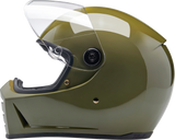 Casco BILTWELL Lane Splitter - Verde oliva brillante - Pequeño 1004-154-502 