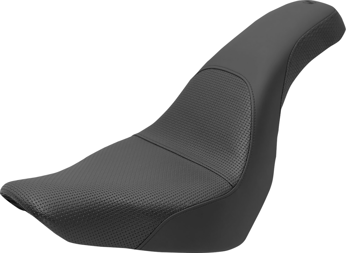 Asiento SADDLEMEN Profiler Basket-weave - Negro - Softail 818-29-147 