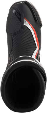 Botas ALPINESTARS SMX+ - Negro/Blanco/Rojo Fluorescente - Talla 10.5 EE. UU. / 45 UE 2221019-1231-45