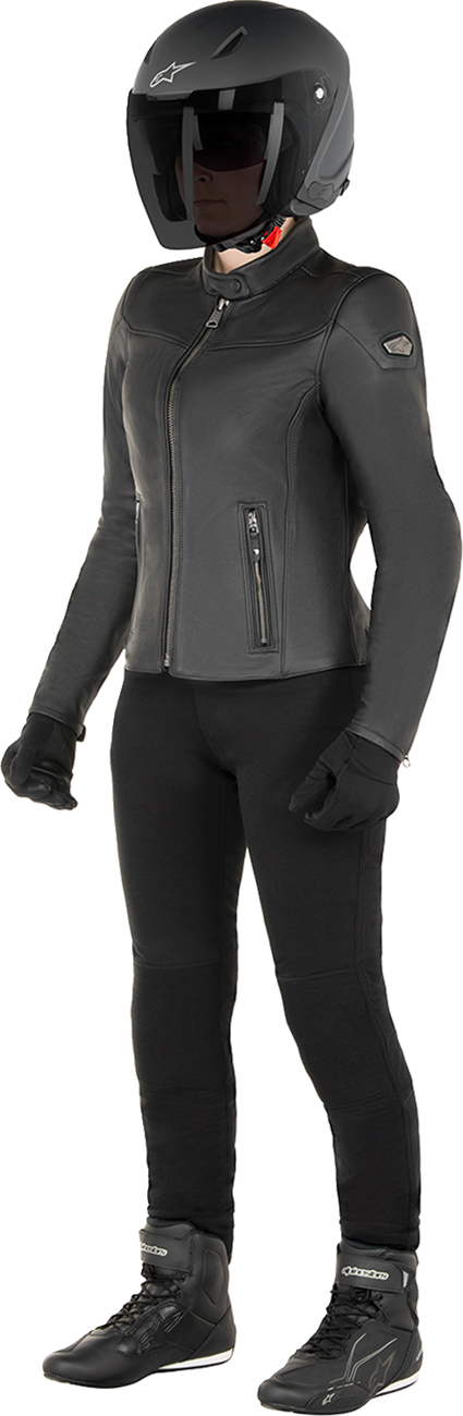 Chaqueta de cuero Stella Tory para mujer de ALPINESTARS - Negra - Talla pequeña 3113824-1100-S