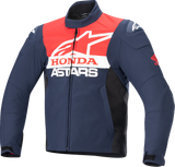 Chaqueta impermeable ALPINESTARS Honda SMX - Azul/Negro/Rojo - 4XL 3206223-7163-4X