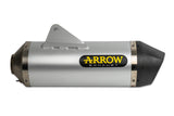 Silenciador Race Tech de aluminio homologado Arrow Husqvarna 701 Enduro Supermoto 17-24 con tapa de carbono para tubo de enlace Arrow 72623AK