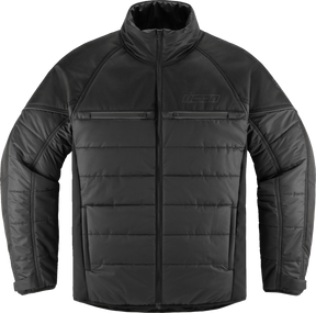 ICON Ghost Puffer Jacket - Black/Charcoal - Large 2820-6192