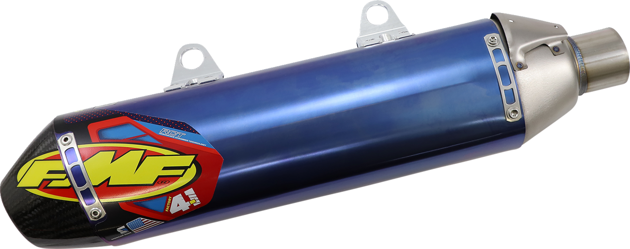 FMF Factory 4.1 RCT Muffler - Anodized Titanium 045561 – Sixty61