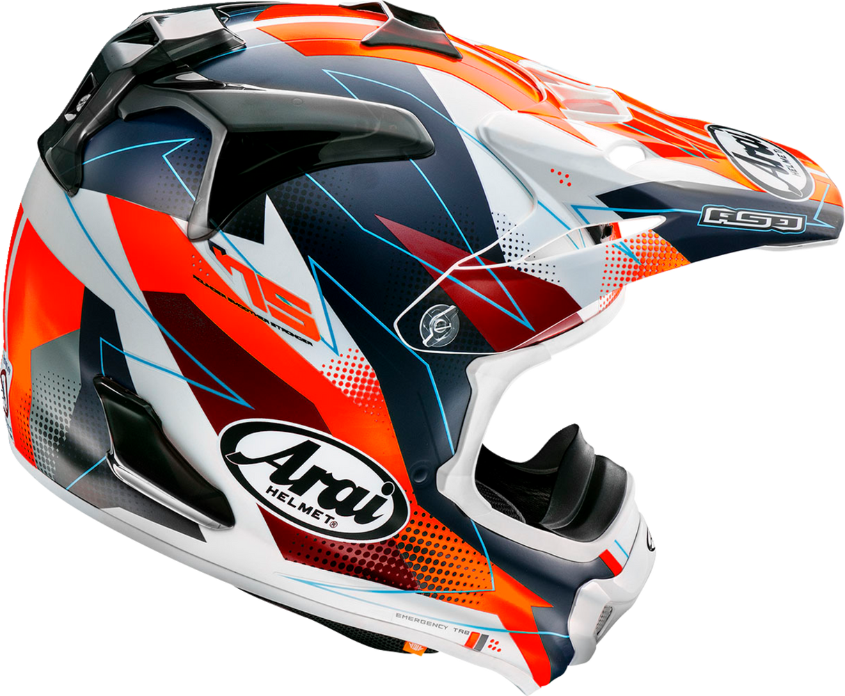 Casco de motocicleta ARAI VX-Pro4 - Resolute - Rojo - Talla M 0110-8479 