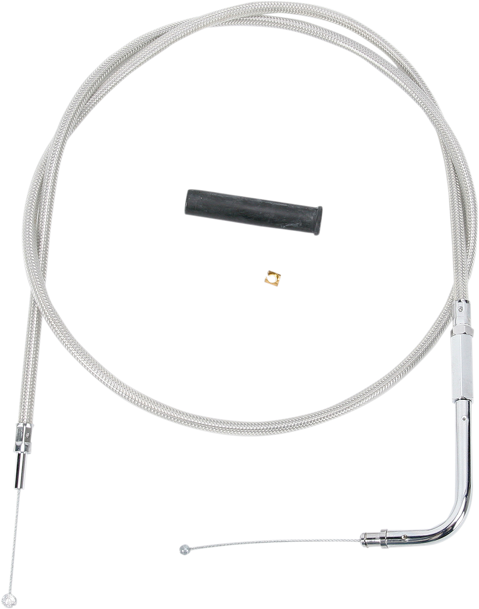 Cable del acelerador DRAG SPECIALTIES - 49" - Trenzado 5332109B 