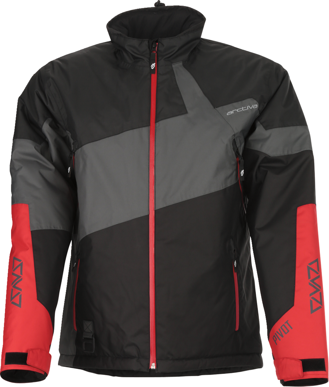 Chaqueta ARCTIVA Pivot 6 - Gris/Negro/Rojo - Mediana 3120-2107 