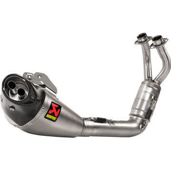 AKRAPOVIC Racing Line Exhaust System - Titanium - Yamaha MT-07/XSR