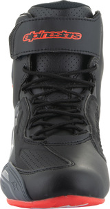 Zapatillas ALPINESTARS Faster-3 - Negro/Gris/Rojo - Talla 10 de EE. UU. 2510219-1130-10