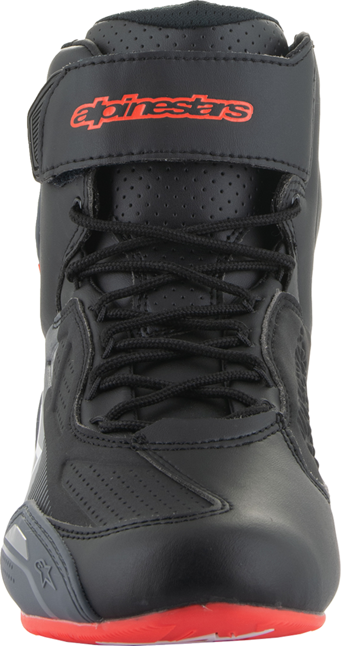 Zapatillas ALPINESTARS Faster-3 - Negro/Gris/Rojo - Talla 14 de EE. UU. 2510219-1130-14