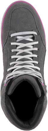 Zapatos impermeables ALPINESTARS J-6 para mujer - Gris/Rosa - Talla 8.5 (EE. UU.) 2542220909585