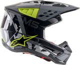 ALPINESTARS SM5 Motorcycle Helmet - Rover - Gray/Yellow - 2XL 8303921-1592-2X