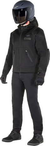 Sudadera con capucha ALPINESTARS Moflow Air Tech - Negra - Mediana 4202524-1100-M