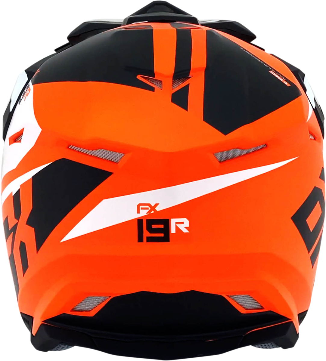 Casco de moto AFX FX-19R - Racing - Naranja mate - Grande 0110-7085 