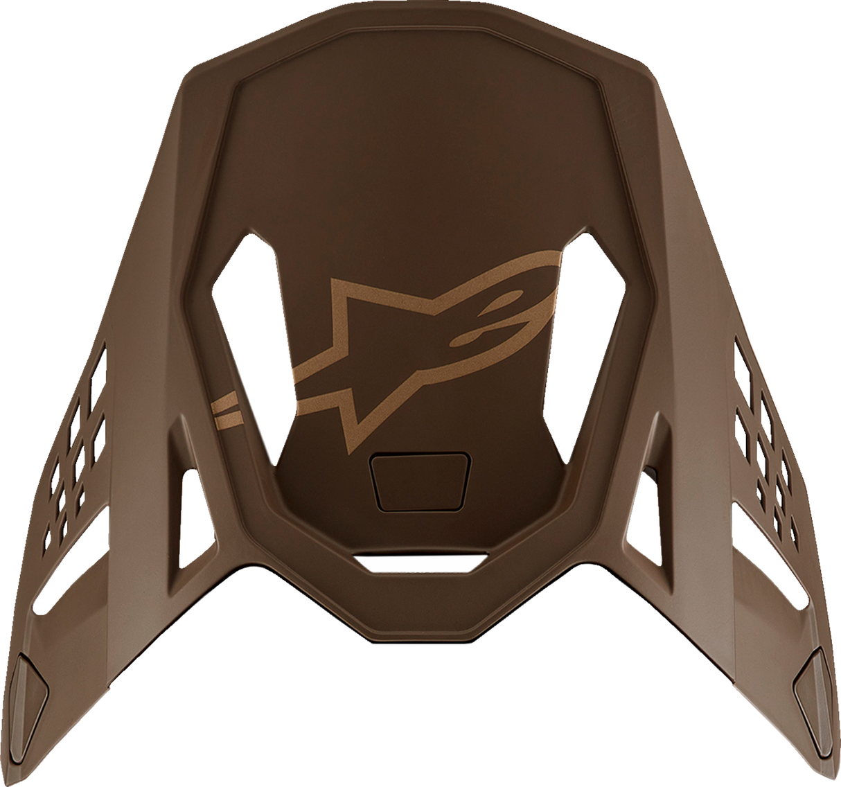 Visera ALPINESTARS Supertech M10 - Squad - Marrón oscuro/Dorado 8982723-839