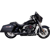 Sistema de escape de alto rendimiento 2 en 1 VANCE &amp; HINES - Negro - Touring 47321-22 
