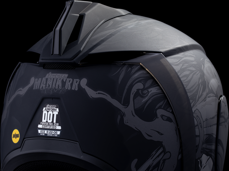 ICON Airform™ Motorcycle Helmet - Manik'RR - MIPS® - Dark Black - Medium 0101-17005
