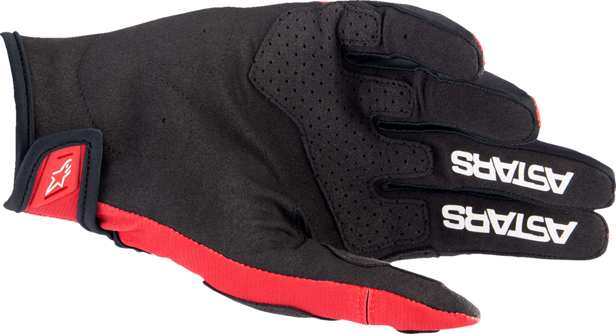 Guantes ALPINESTARS Techstar - Rojo cálido/Negro - Mediano 3561023-3110-M