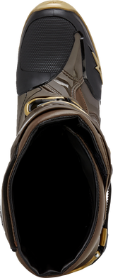 Botas ALPINESTARS Edición Limitada Squad '23 Tech 10 - Marrón/Dorado - Talla 9 de EE. UU. 2010020-839-9