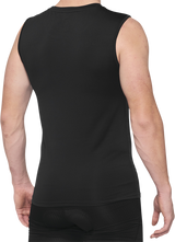 Camiseta sin mangas 100% Basecamp - Negra - Talla grande 40046-00002