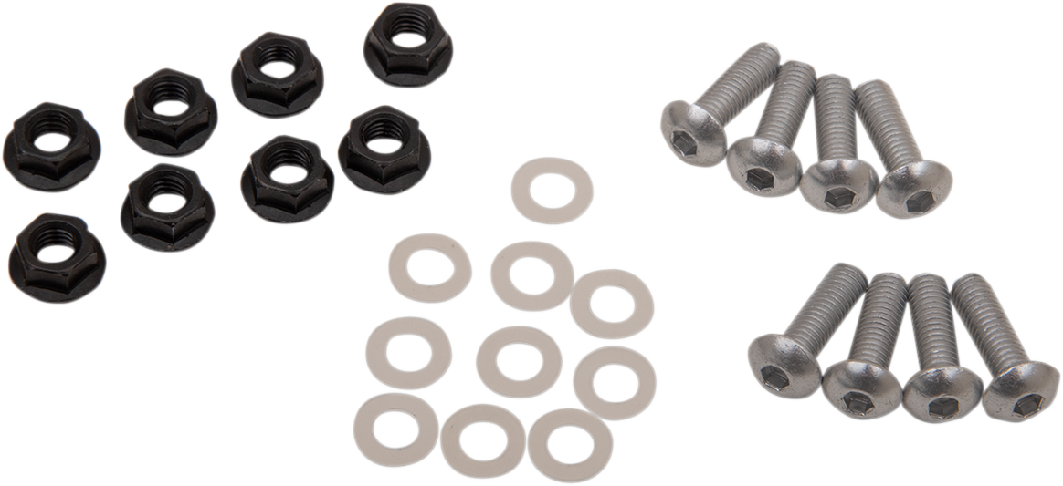 Kit de tornillos para parabrisas PUIG HI-TECH PARTS - Plata 0956P 
